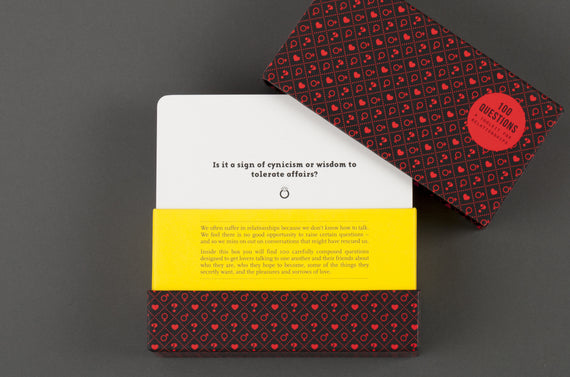 100 Questions: Love Edition - A set of 100 question cards to spark meaningful conversations around love and relationships.